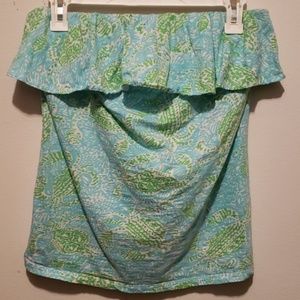 Lilly Pulitzer Wiley Tube Strapless Top- Large